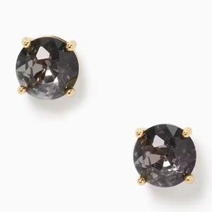 Kate Spade Earrings (Gold and Black Crystal)